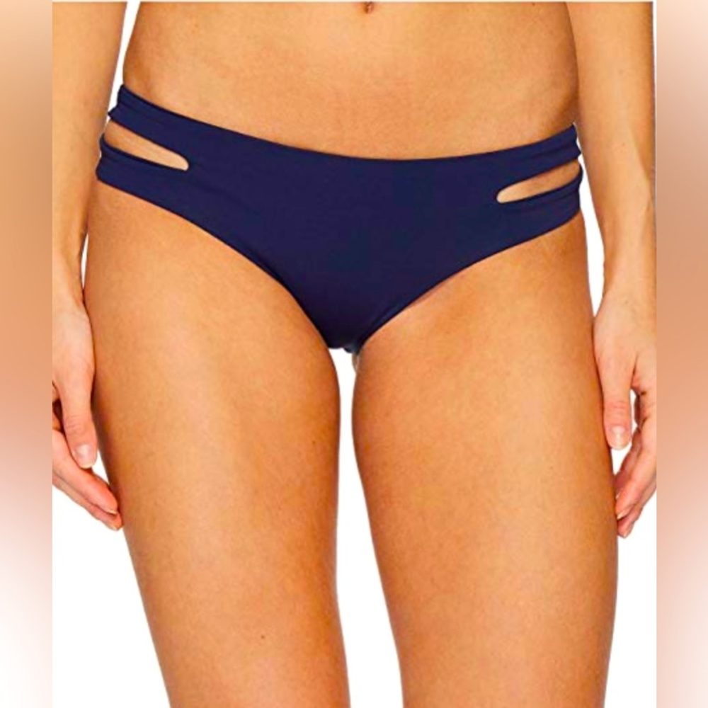 👙 L-SPACE ESTELLA BOTTOM SOLIDS MIDNIGHT BLUE SIZE XL NEW W TAGS !